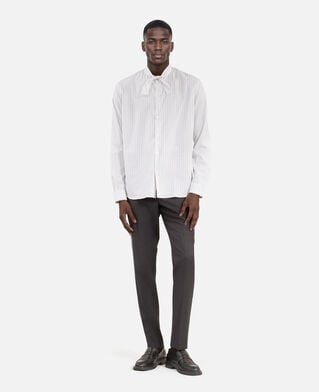 The Kooples MEN BLACK WHITE white pinstripe shirt