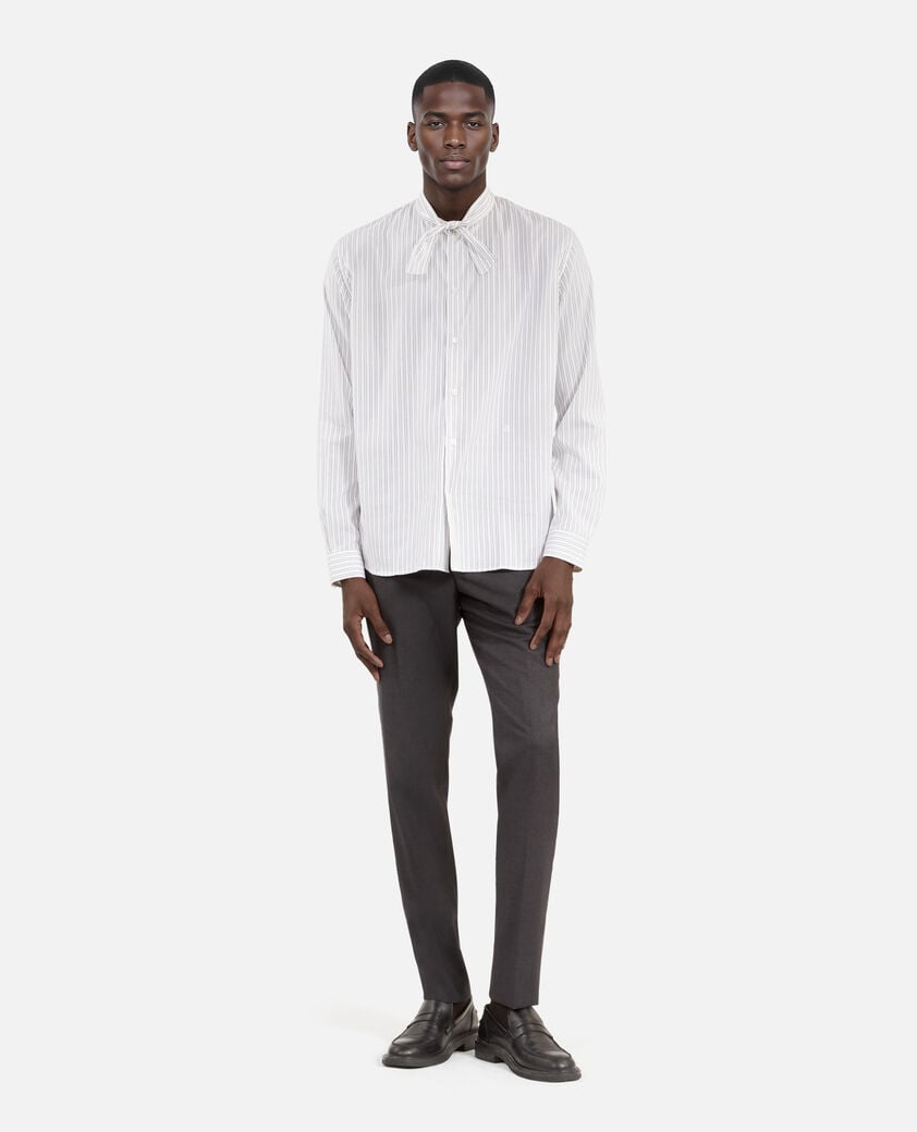 The Kooples MEN BLACK WHITE white pinstripe shirt