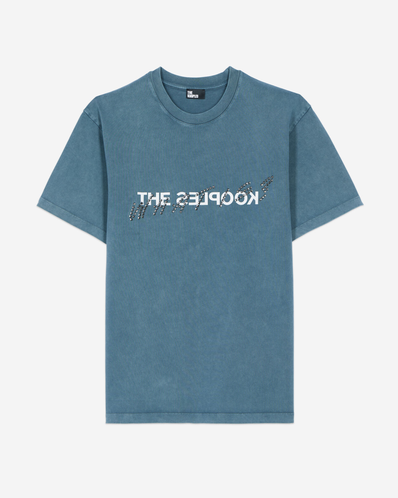 The Kooples HOMME DARK BLUE t-shirt what is avec clous bleu