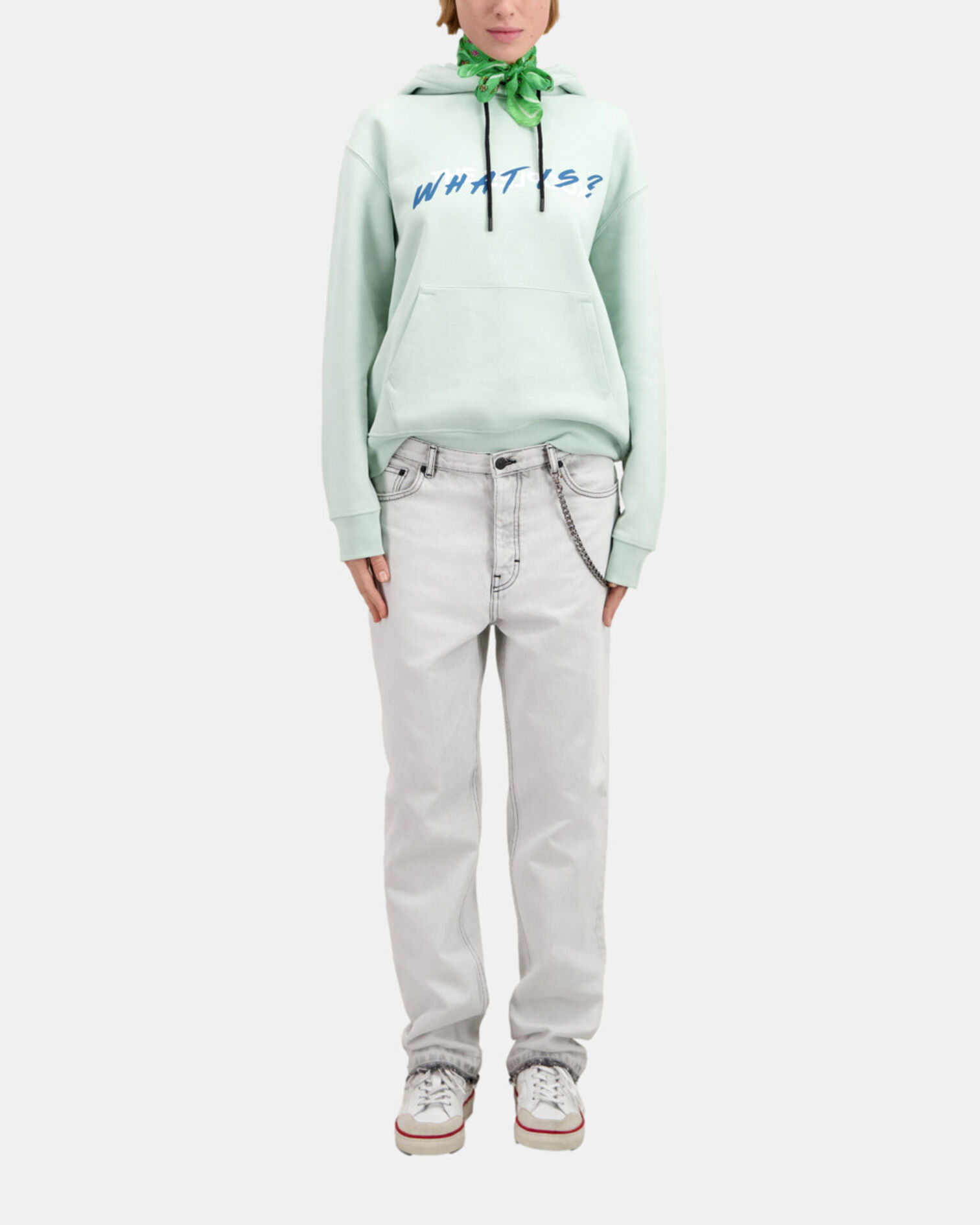 Sweatshirt Femme à capuche What is vert clair, OCEAN, hi-res image number null