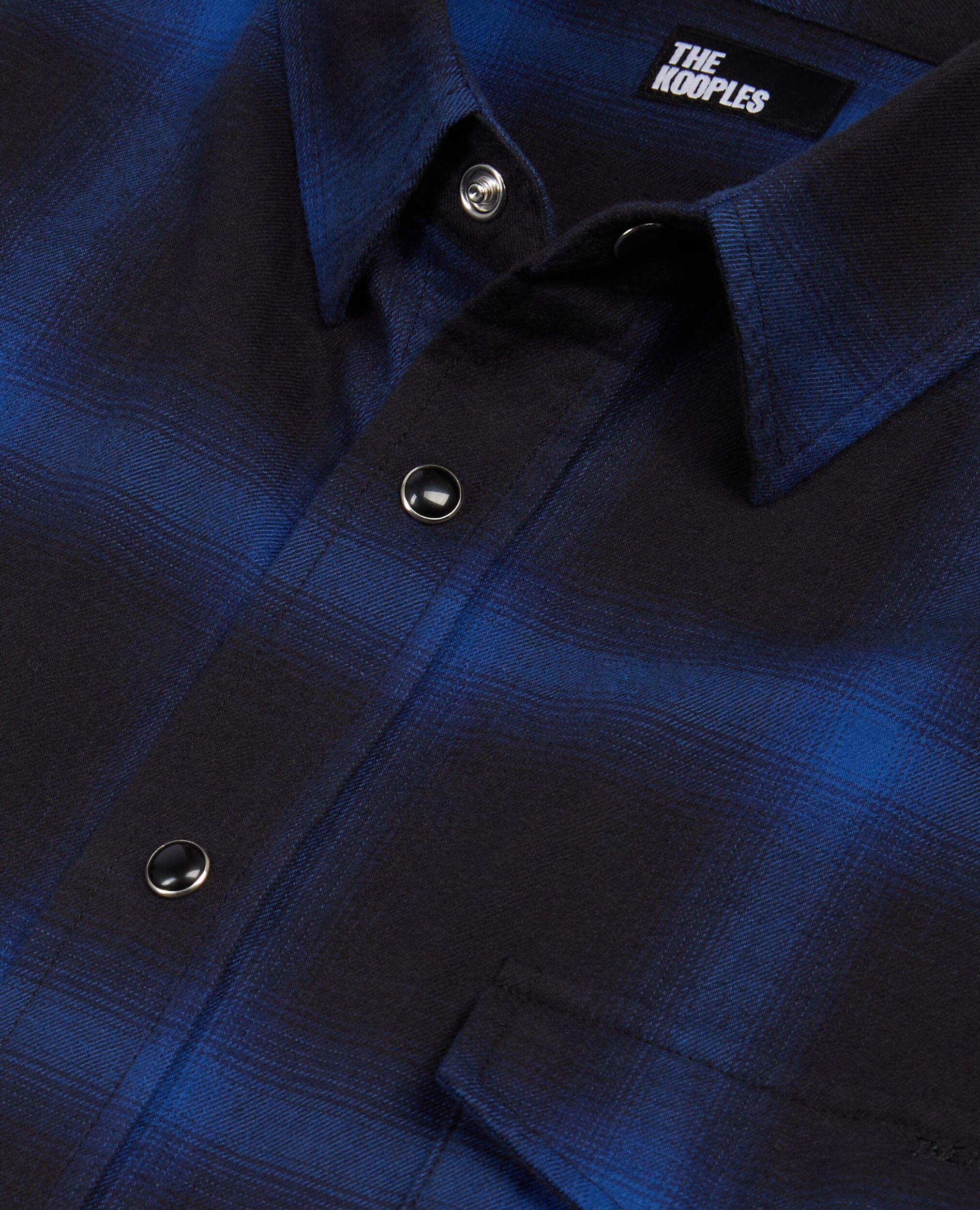 Chemise à carreaux noirs, BLUE BLACK, hi-res image number null