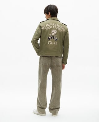 The Kooples HOMME KAKI blouson style officier kaki