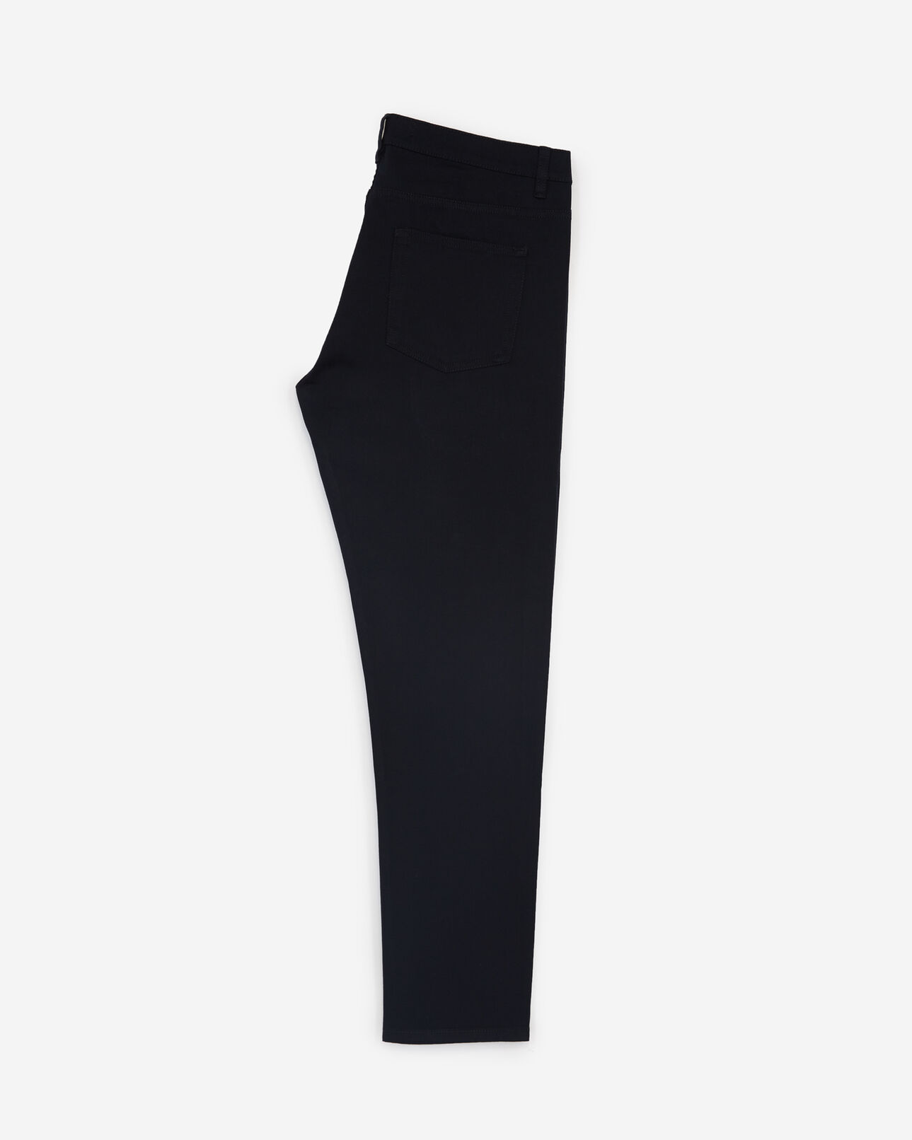 The Kooples MEN NAVY denim-effect navy blue chinos