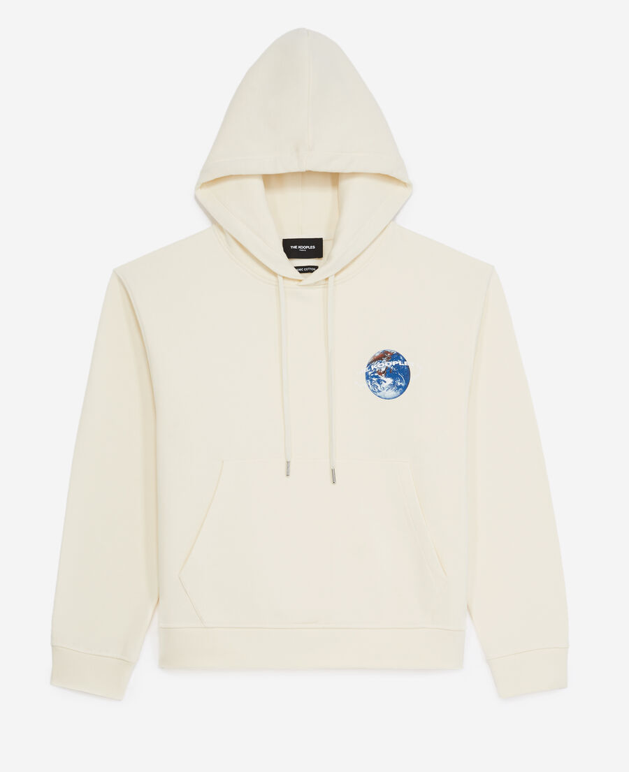 white hoodie