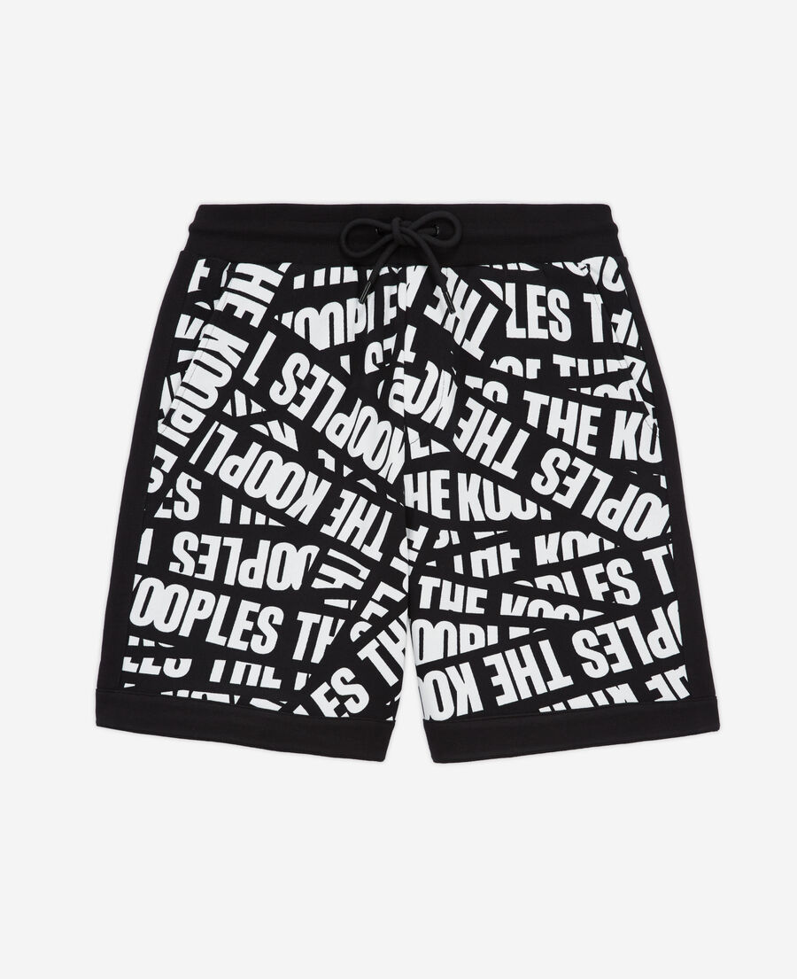 shorts mit logo-tape