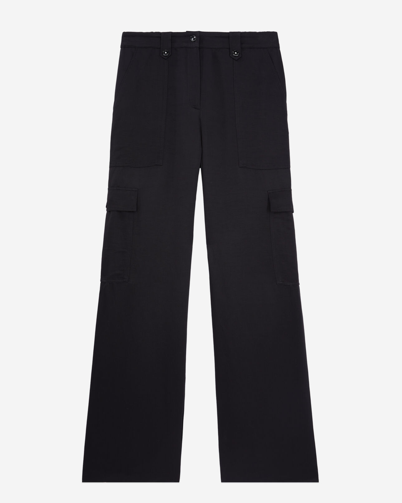 The Kooples WOMEN BLACK black cargo pants
