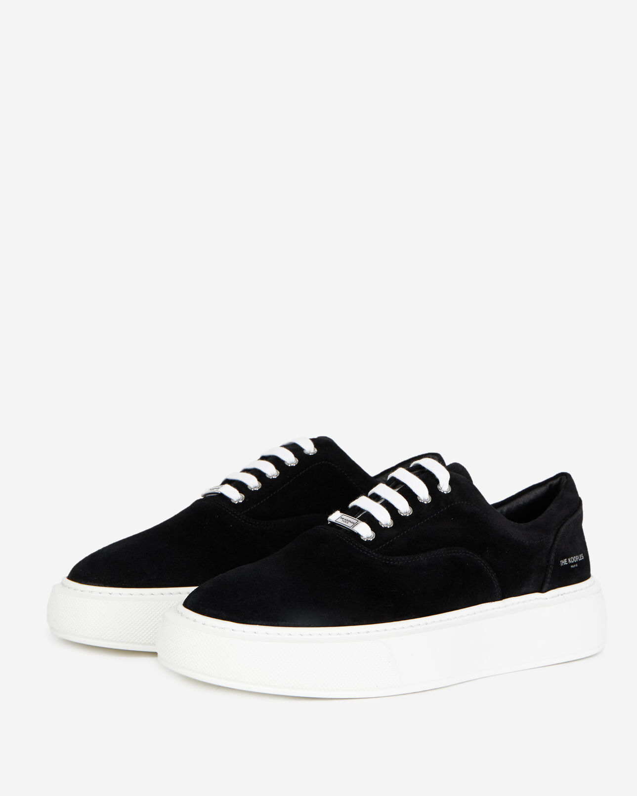 The Kooples MEN BLACK black trainers with contrasting sole