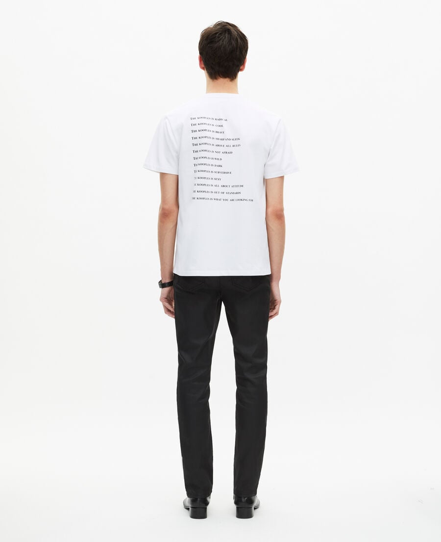 The Kooples HOMME WHITE t-shirt what is blanc