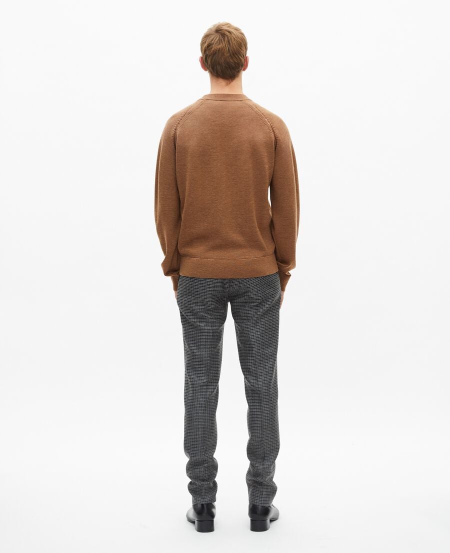 The Kooples HOMME CAMEL cardigan camel