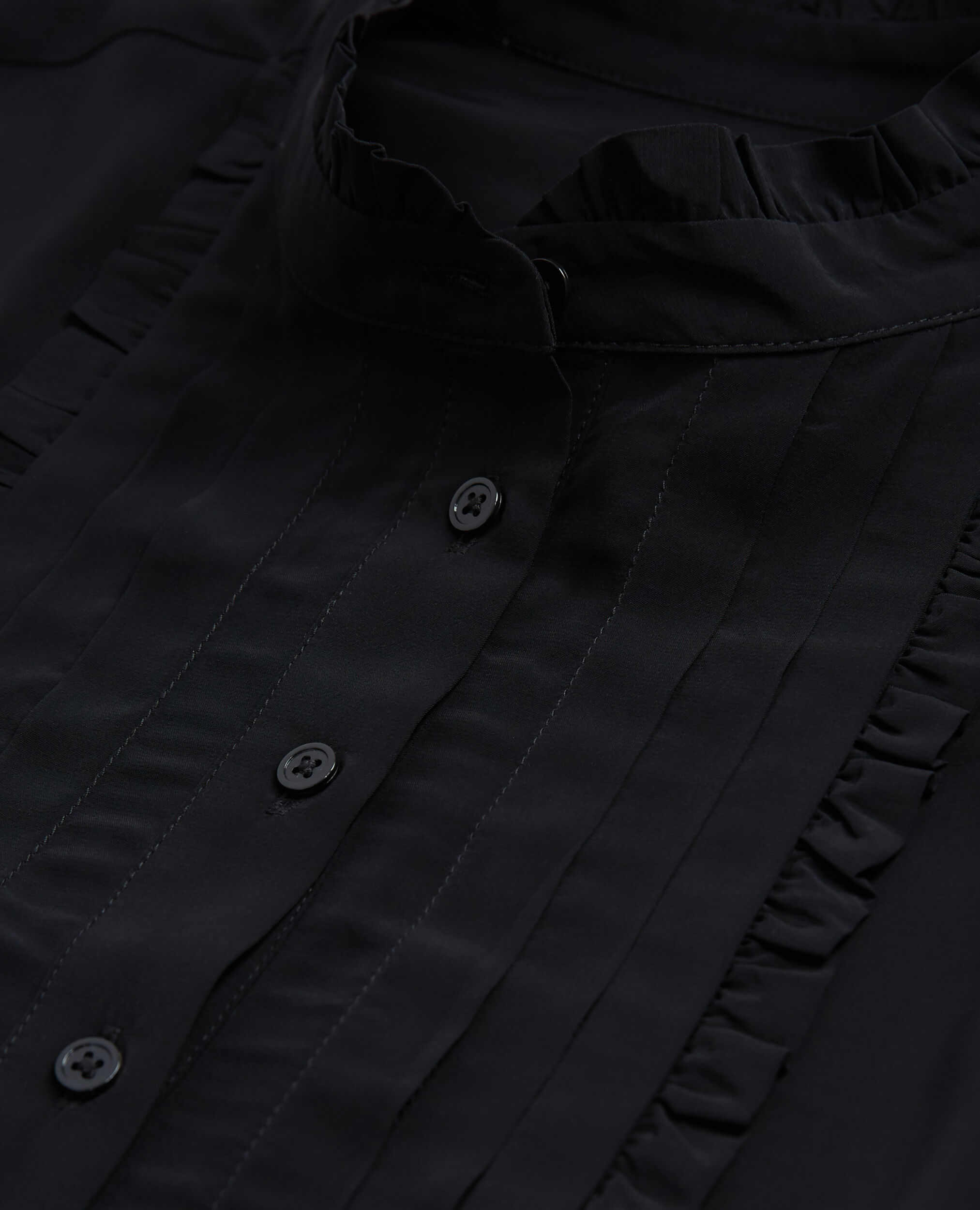 Robe courte décolletée noire, BLACK, hi-res image number null