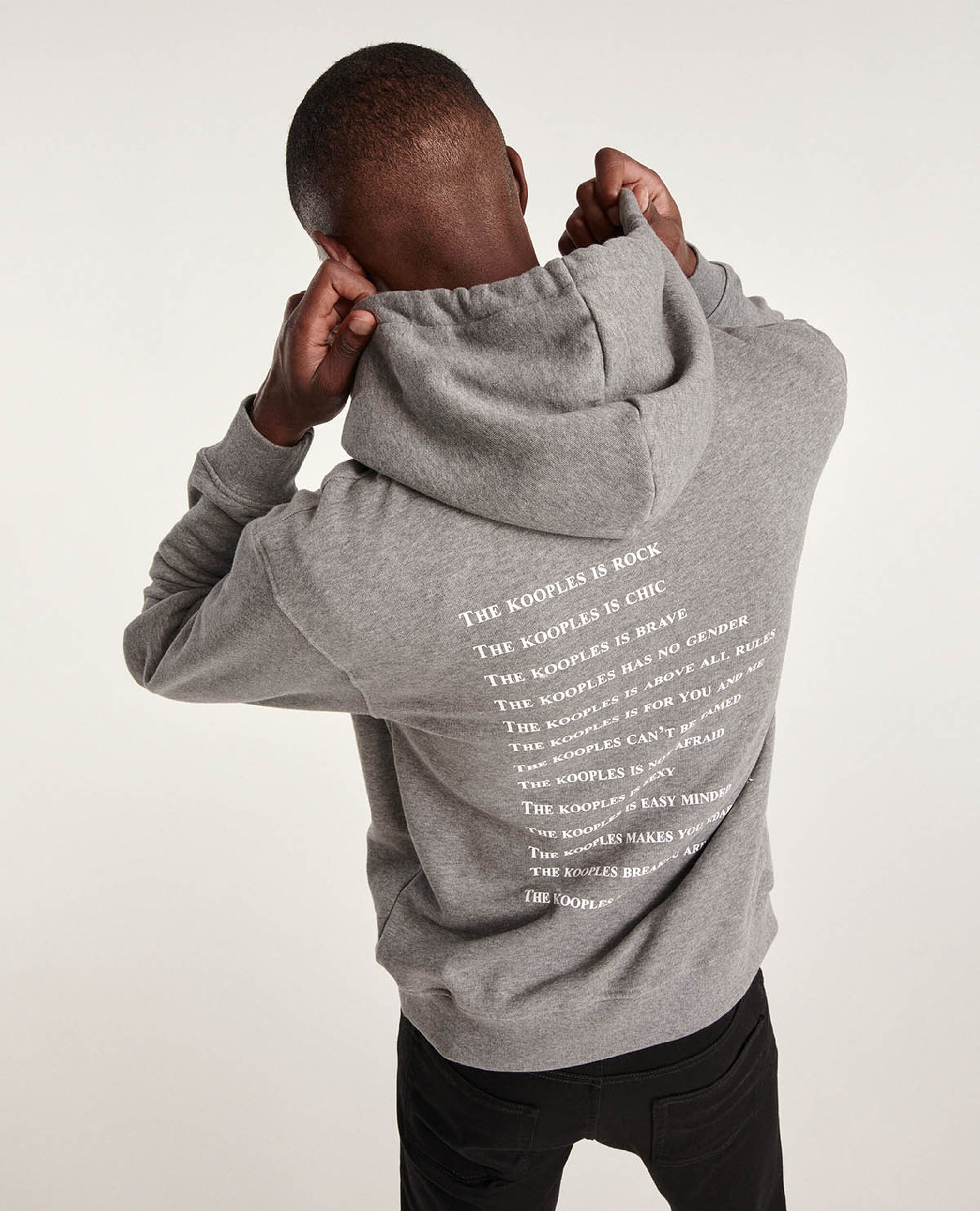 What is grey sweatshirt, MIDDLE GREY MELANGE, hi-res image number null