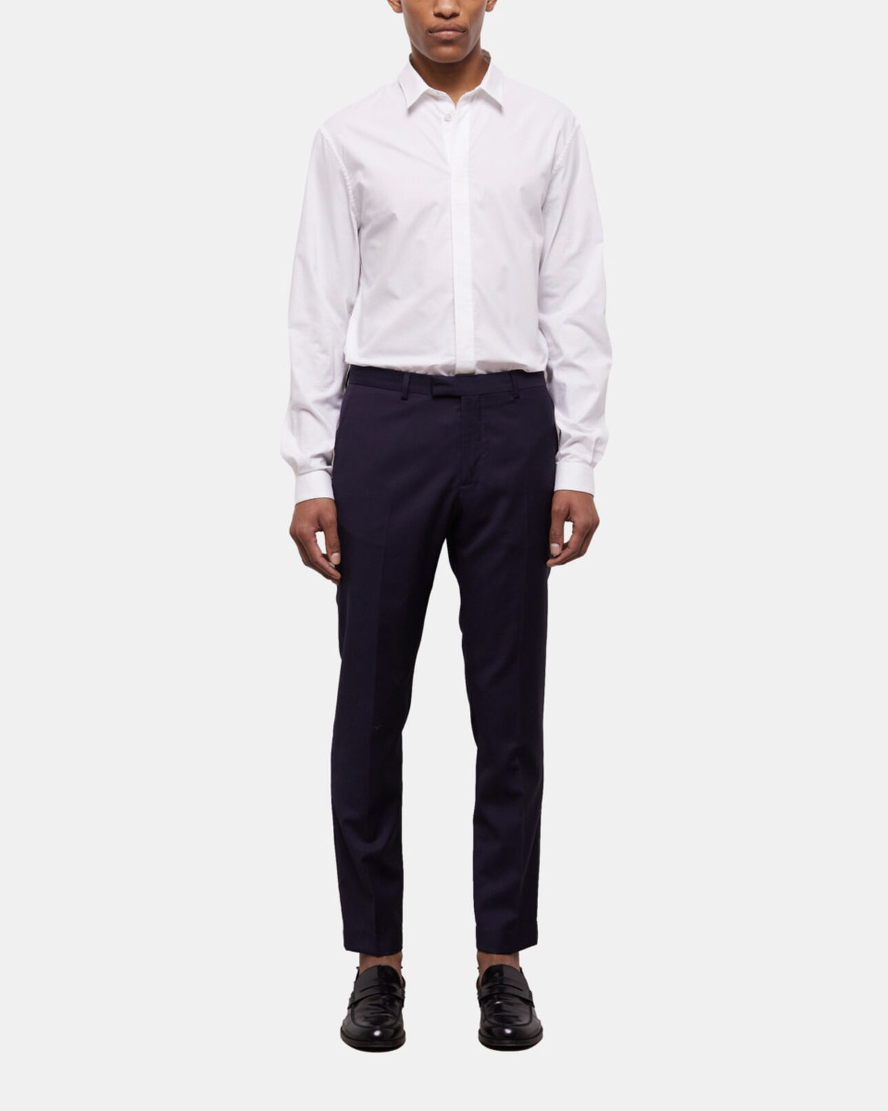 The Kooples HOMME NAVY pantalon de costume bleu marine
