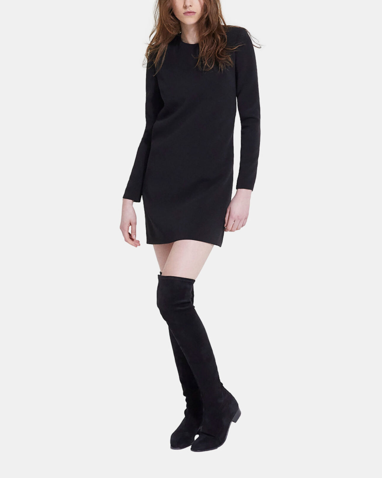 The Kooples FEMME BLACK robe courte noire