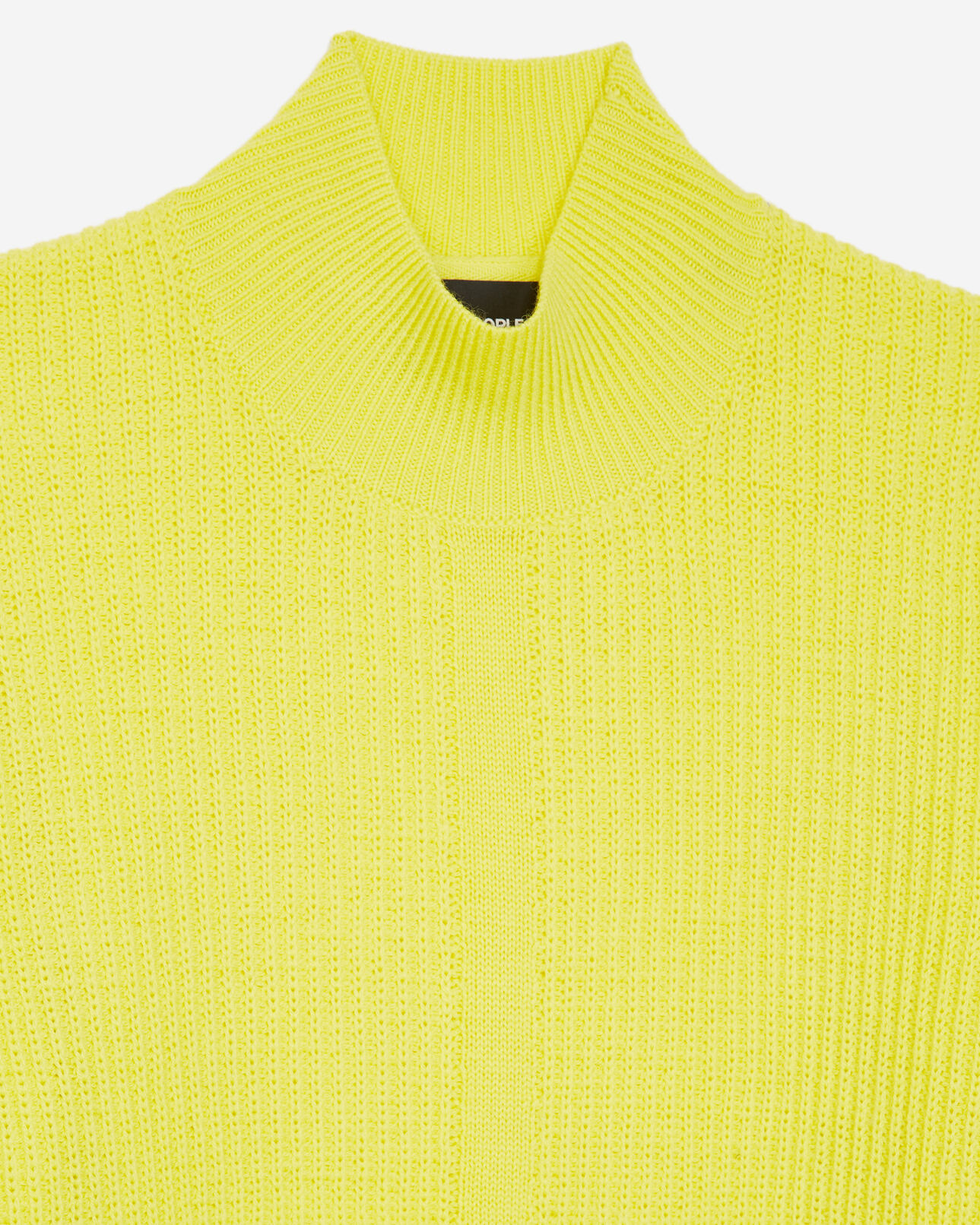 The Kooples FEMME YELLOW pull laine mérinos jaune
