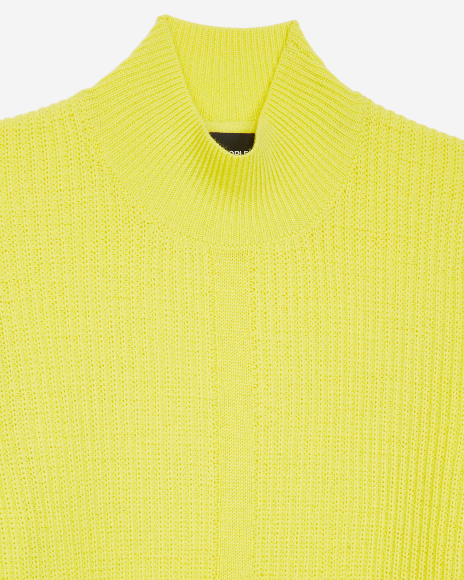 Pull laine mérinos jaune, YELLOW, hi-res image number null