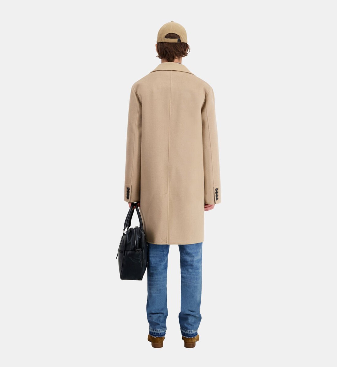 Long manteau store beige
