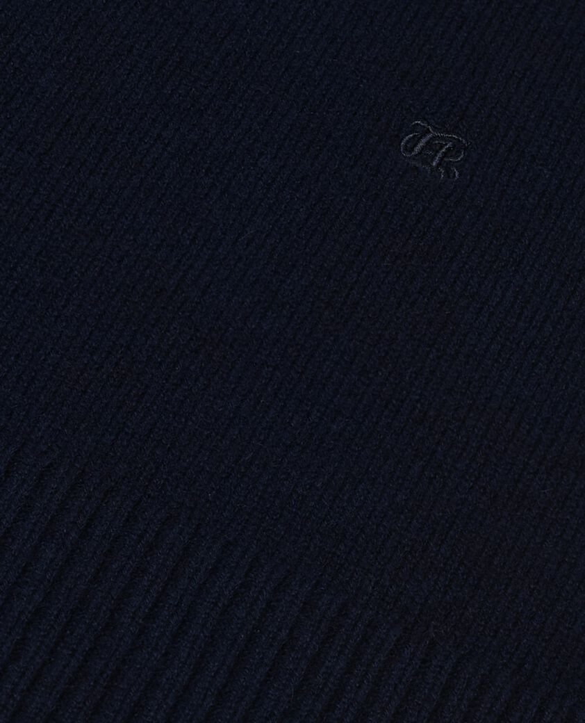 The Kooples DAMEN NAVY pullover mit stehkragen aus kaschmir in marine