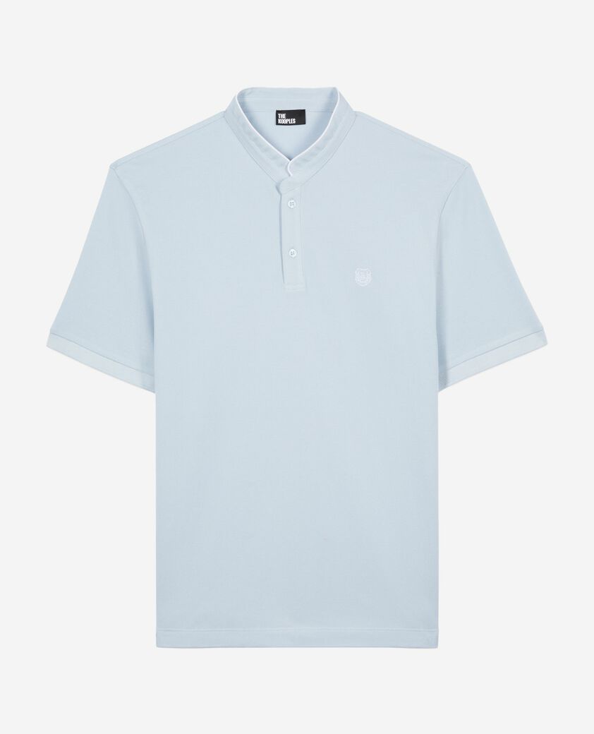 The Kooples HOMME LAVENDER polo en coton piqué bleu clair