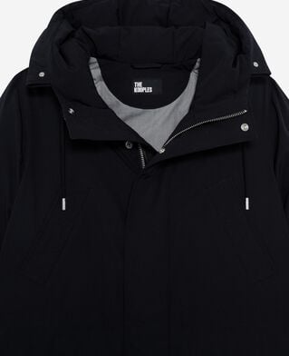 The Kooples HERREN NAVY wasserabweisender parka in marineblau