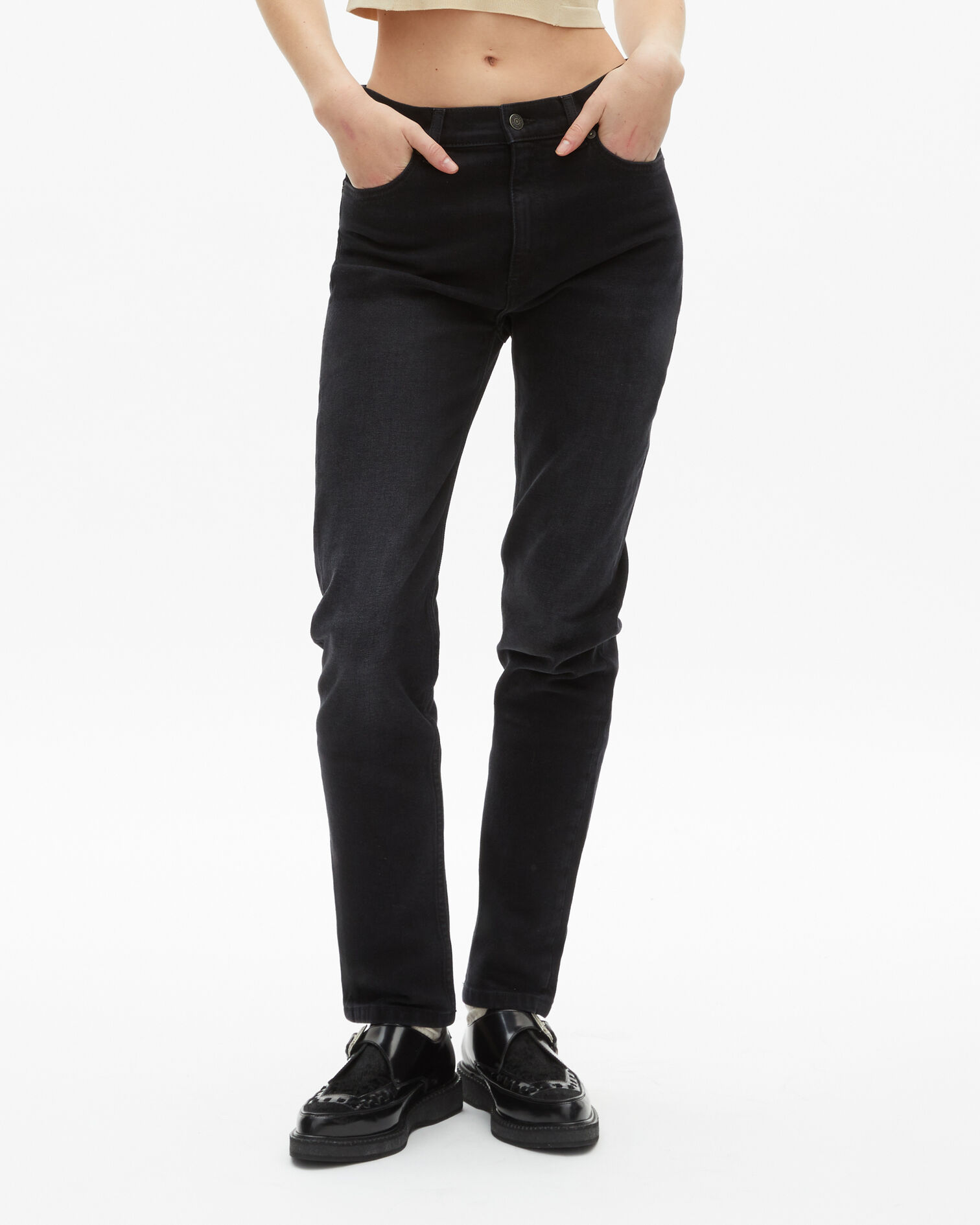 Jean slim noir, BLACK WASHED, hi-res image number null