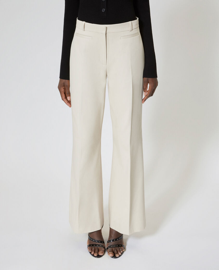 The Kooples F BEIGE beige cotton pants