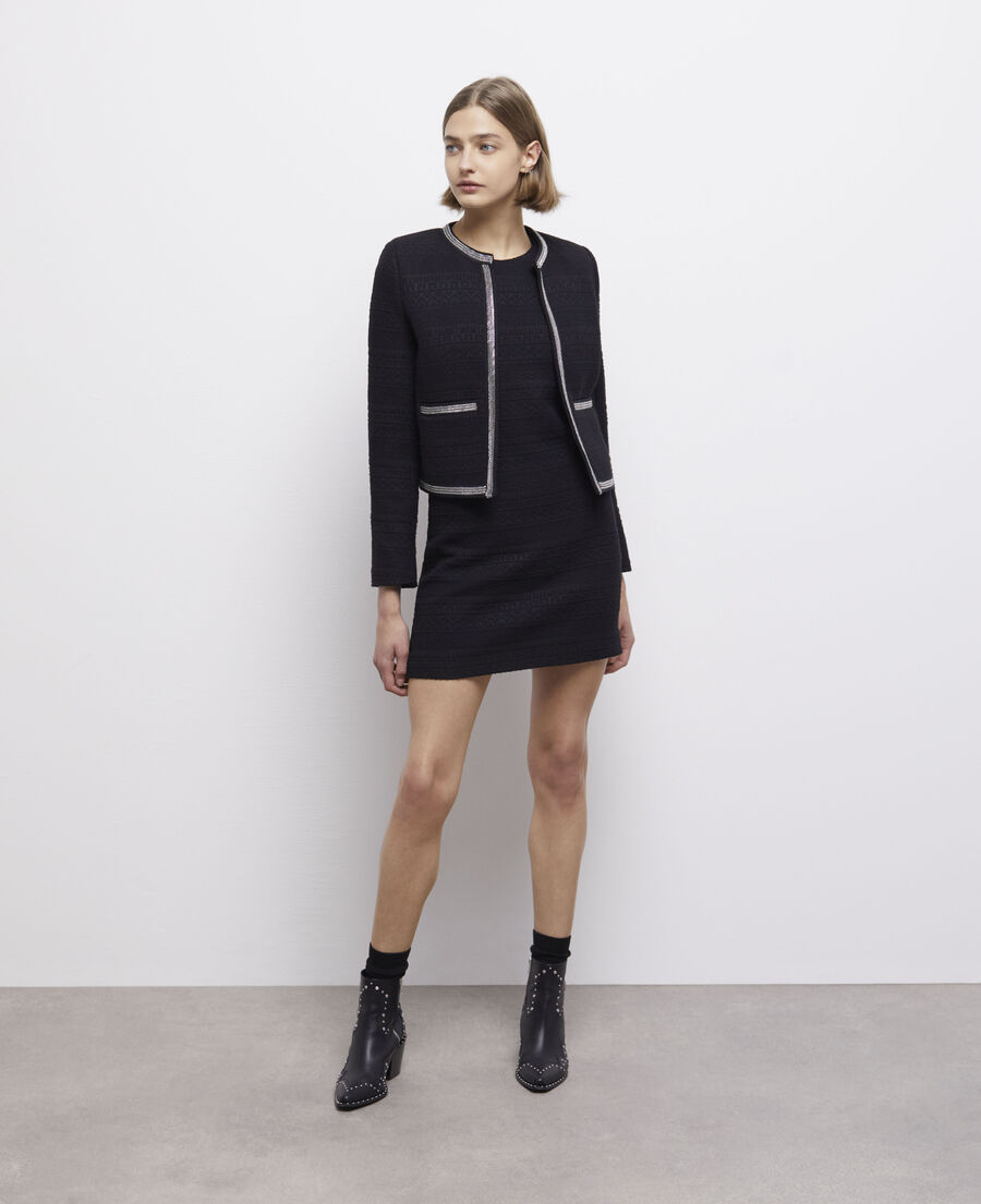 robe courte noire