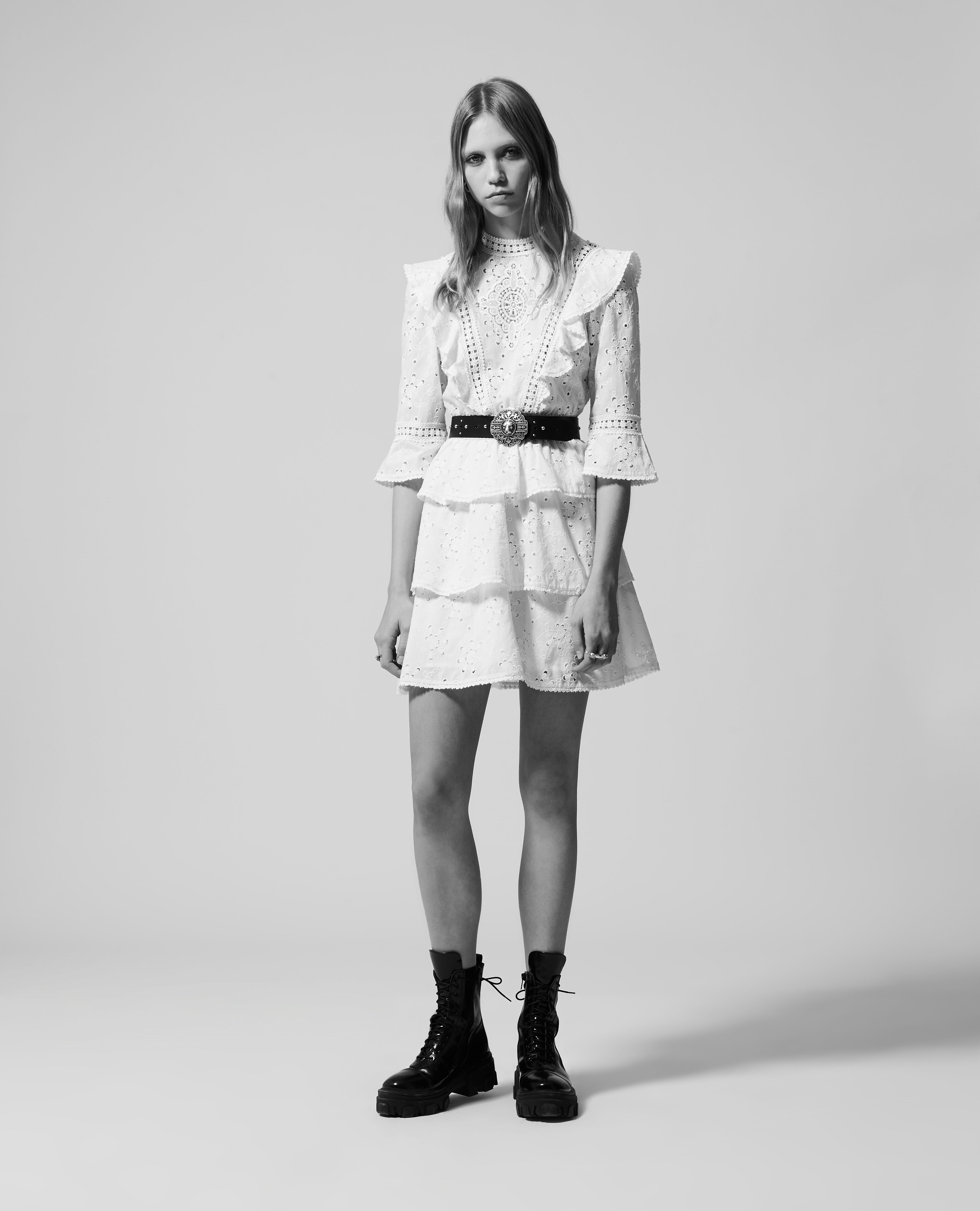 The kooples white outlet lace dress