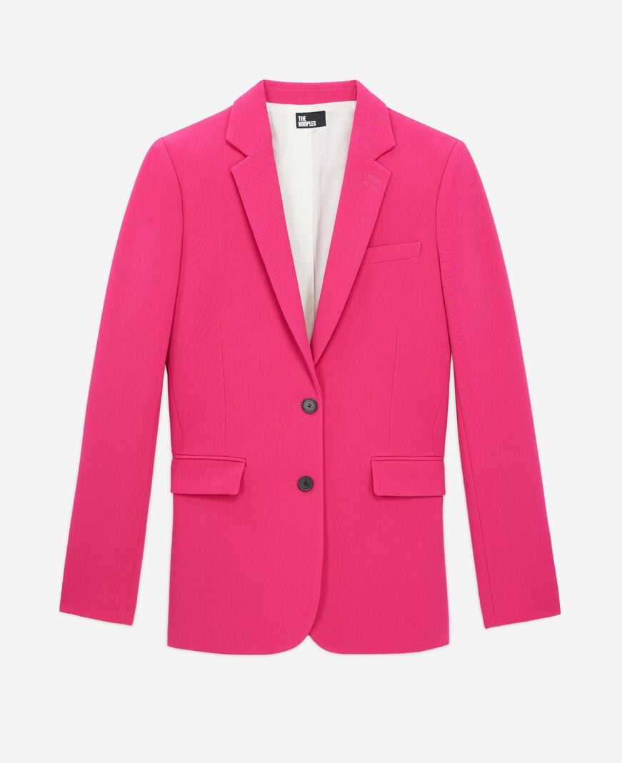 The Kooples WOMEN PINK pink crepe suit jacket