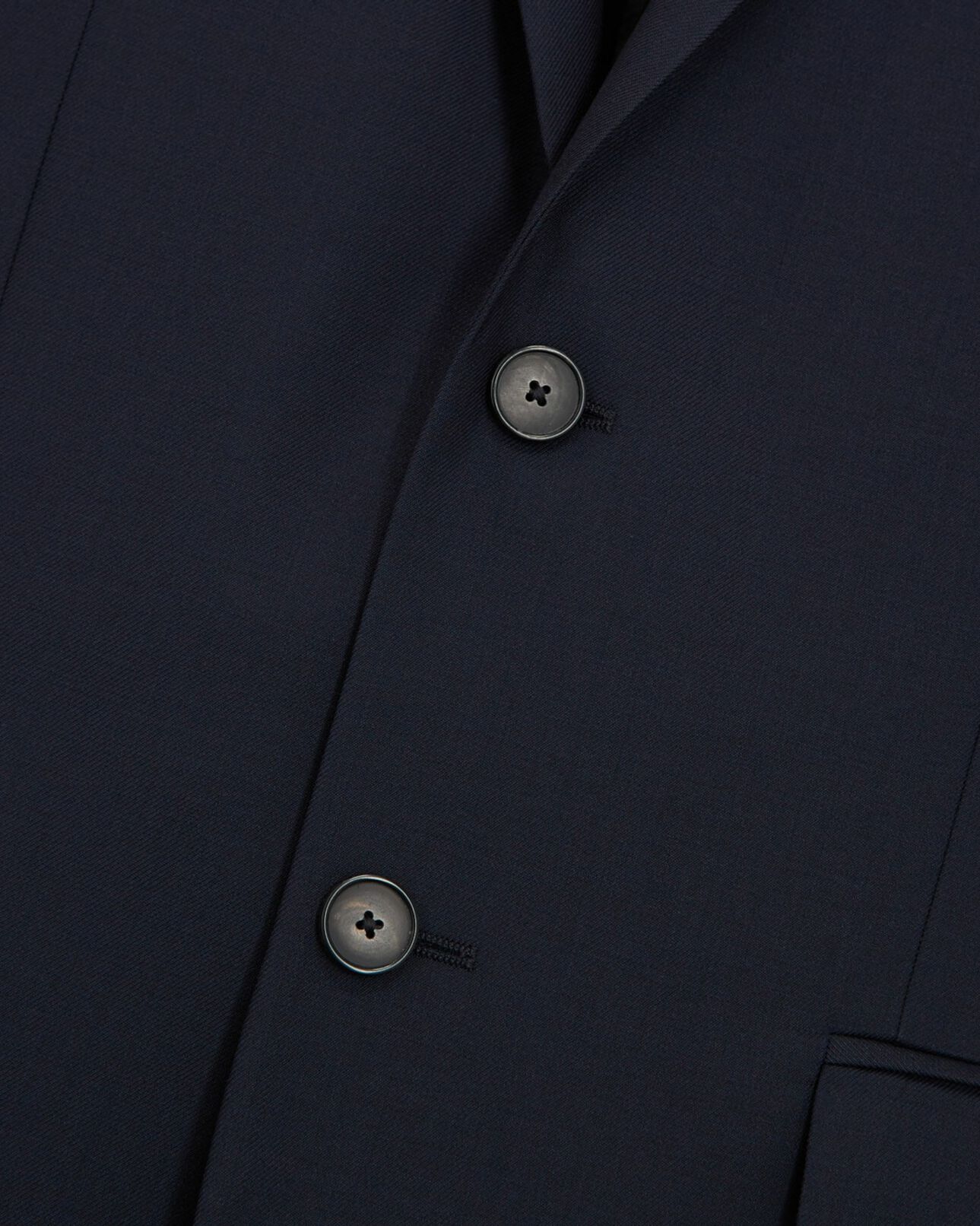 The Kooples HOMBRE DARK NAVY chaqueta de traje recta de lana azul