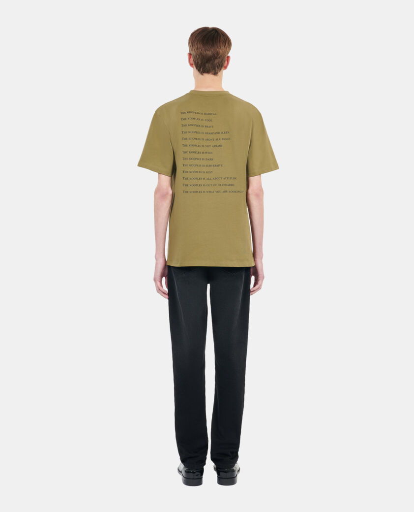 The Kooples HOMME OLIVE t-shirt what is kaki