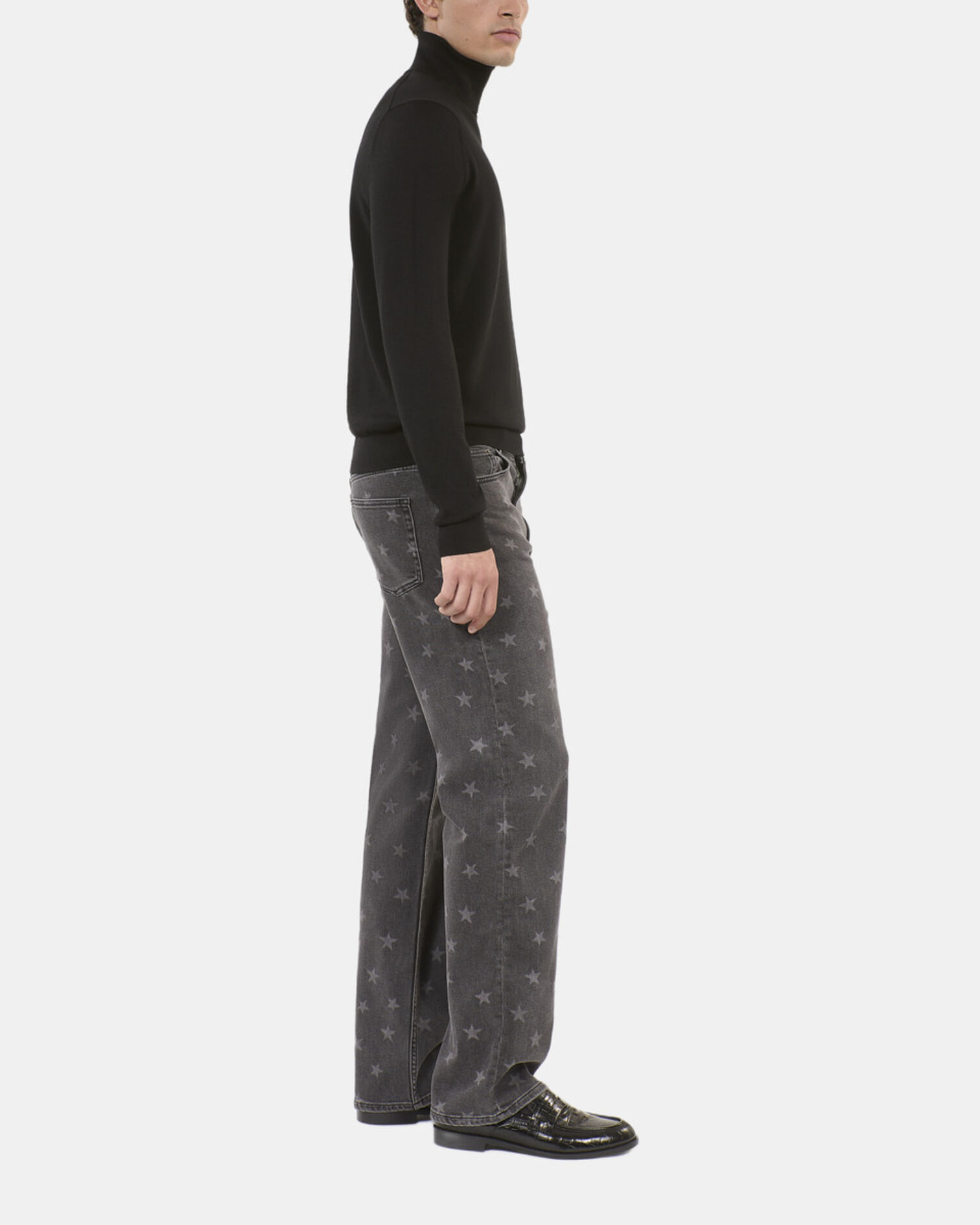 Schwarzer Wollpullover, BLACK, hi-res image number null