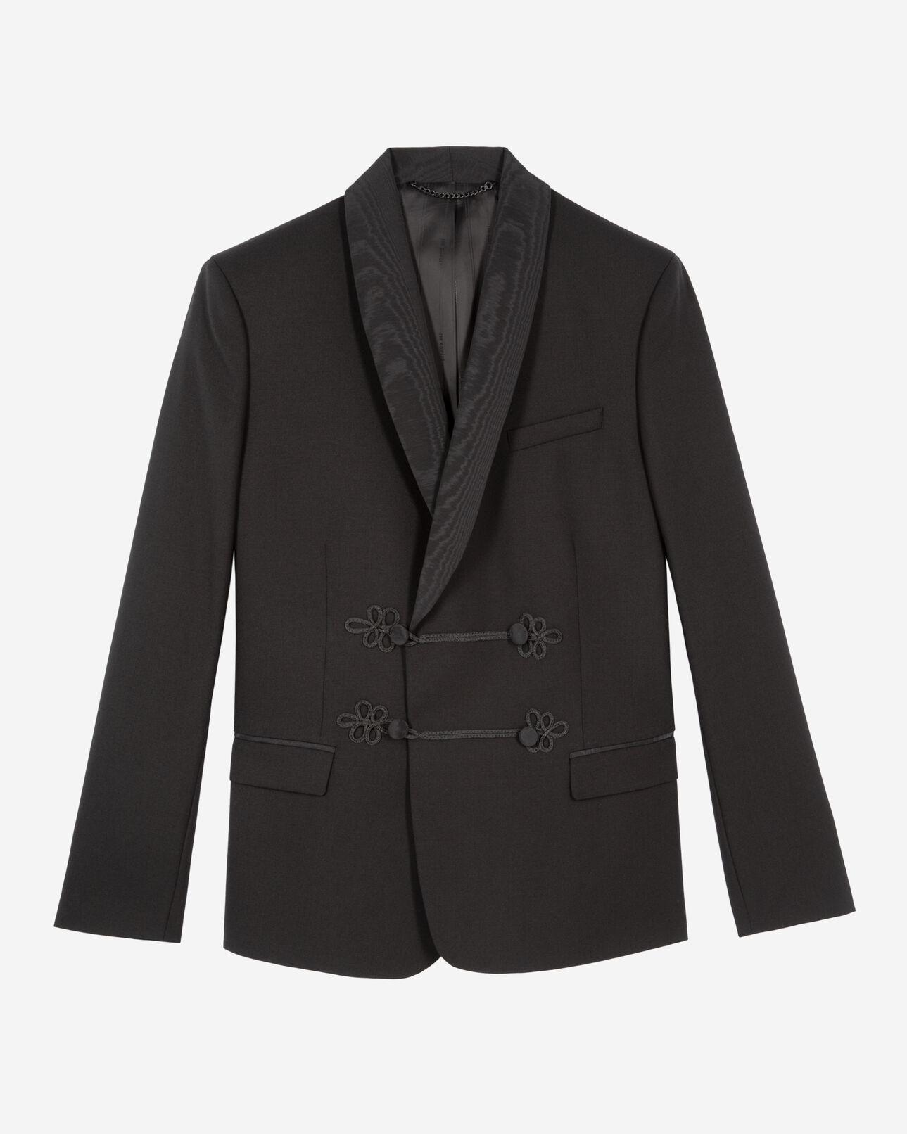 The Kooples MEN BLACK black tuxedo jacket