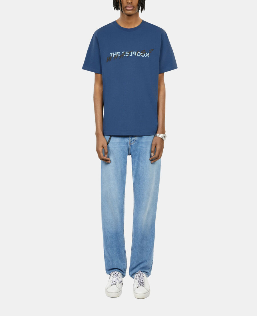 The Kooples HOMME MIDDLE NAVY t-shirt what is bleu roi