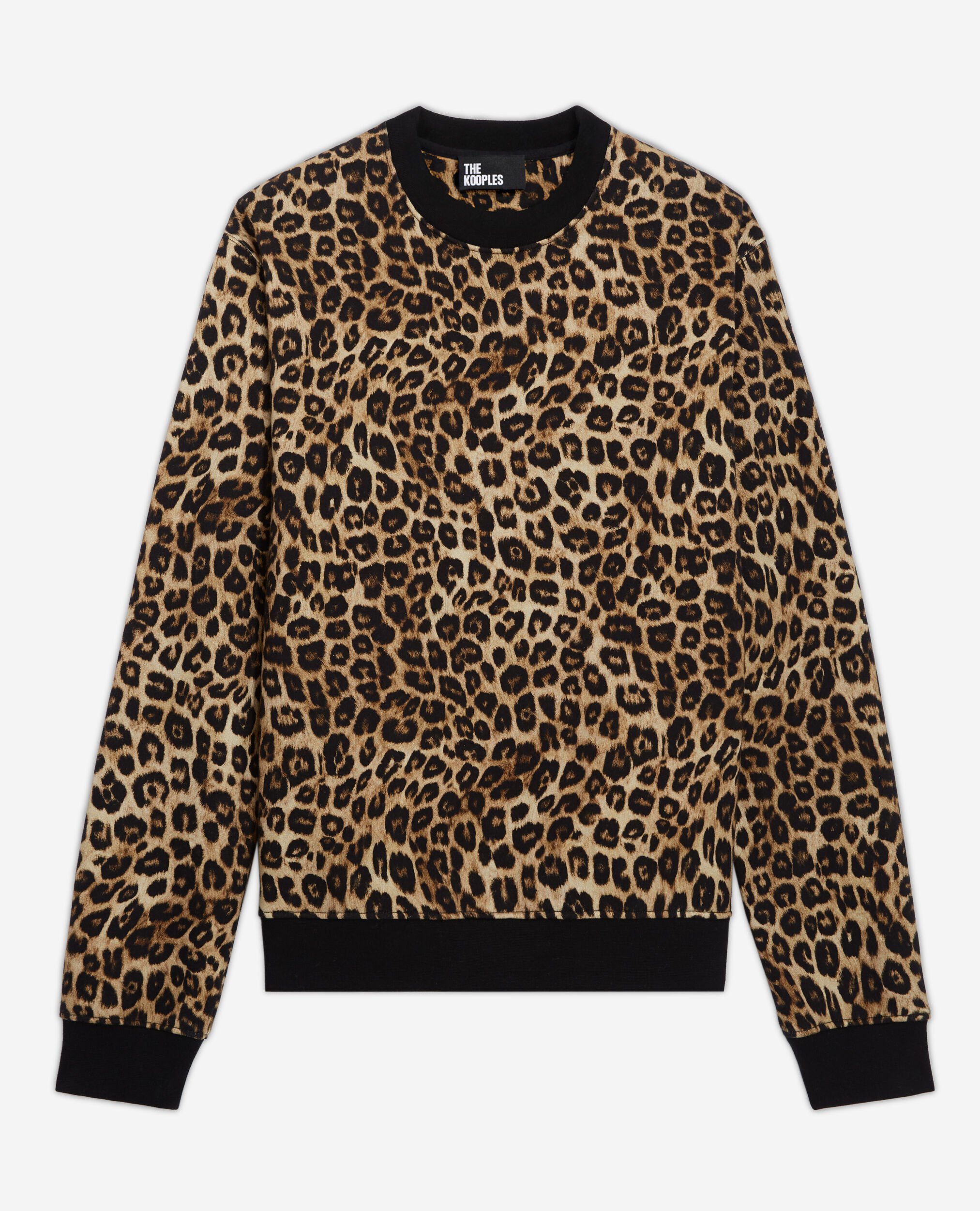 Leopard print sweatshirt