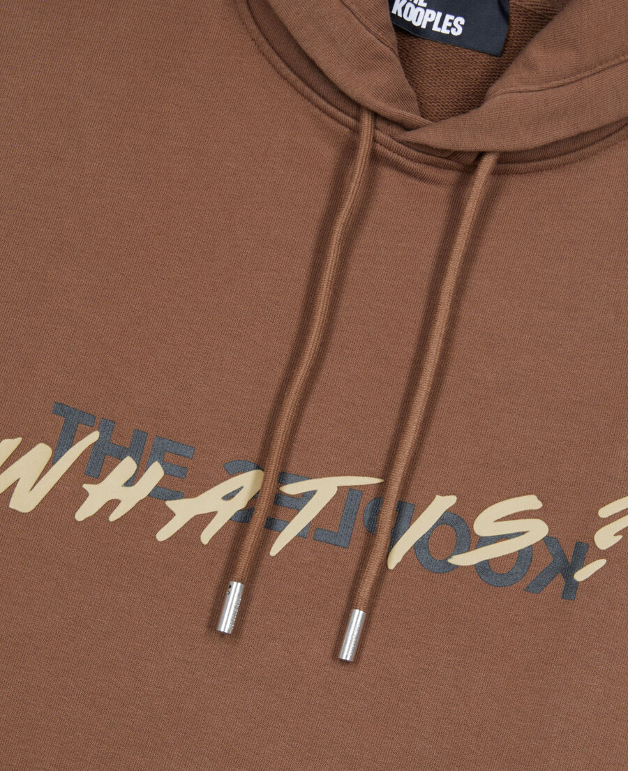 The Kooples H BROWN brown what is hoodie