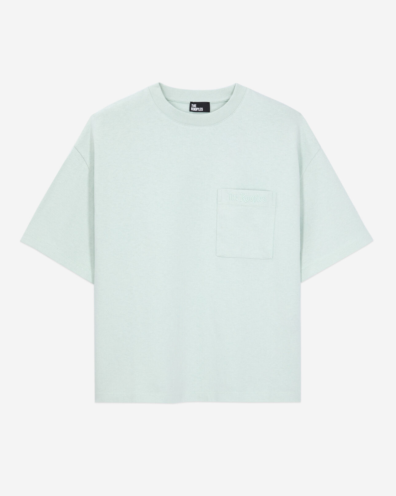 The Kooples FEMME OCEAN t-shirt femme bleu clair avec logo