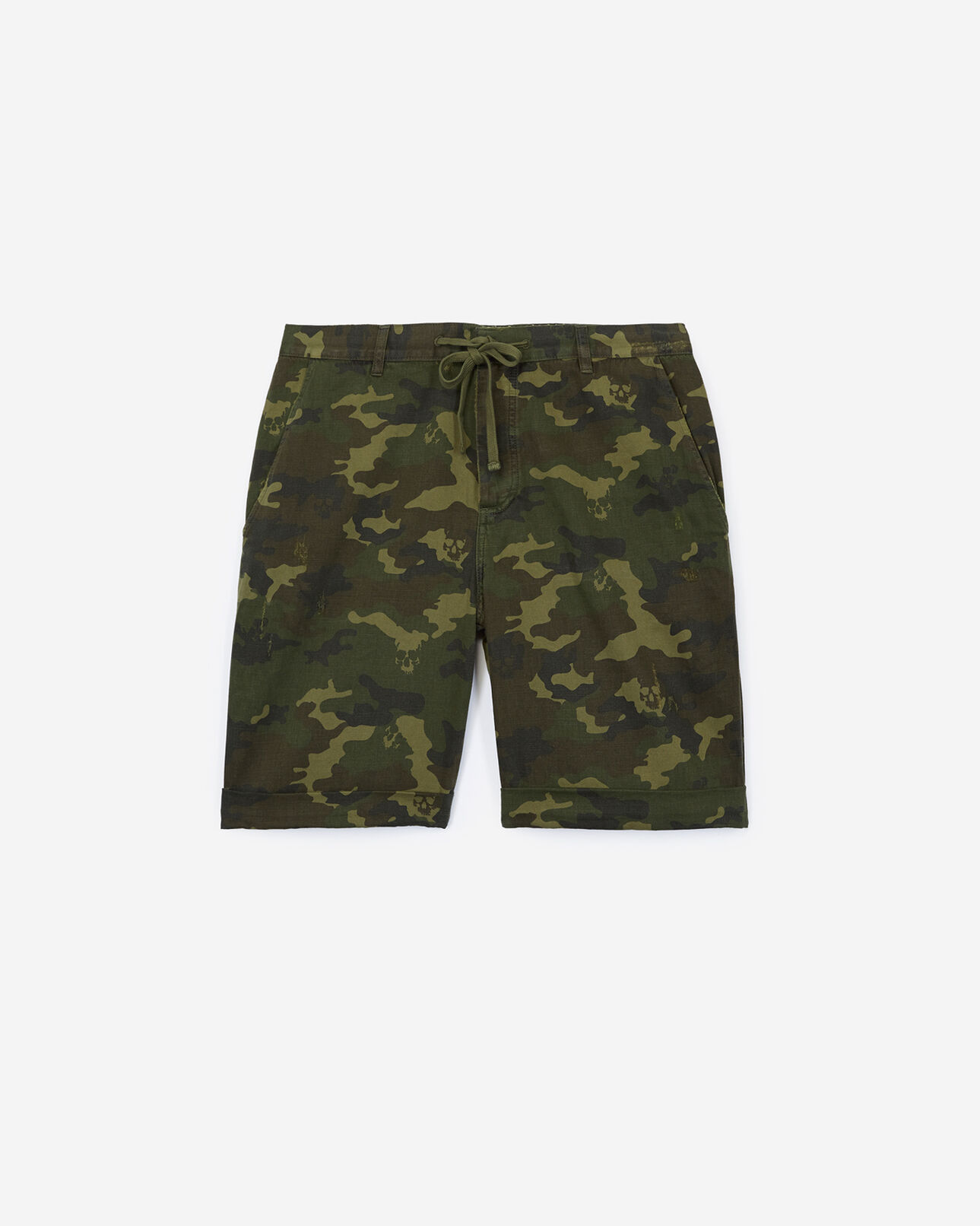 The Kooples HOMME CAMOUFLAGE bermuda coton imprimé camouflage