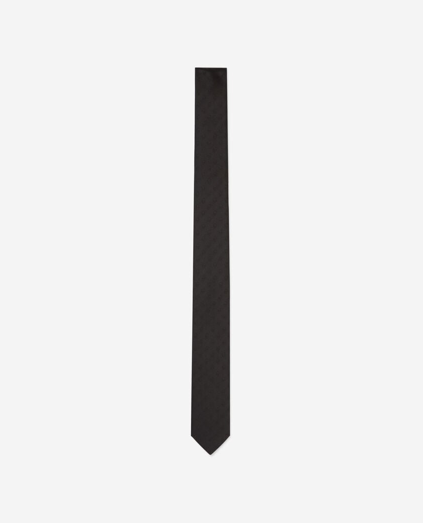 The Kooples MEN BLACK black silk tie