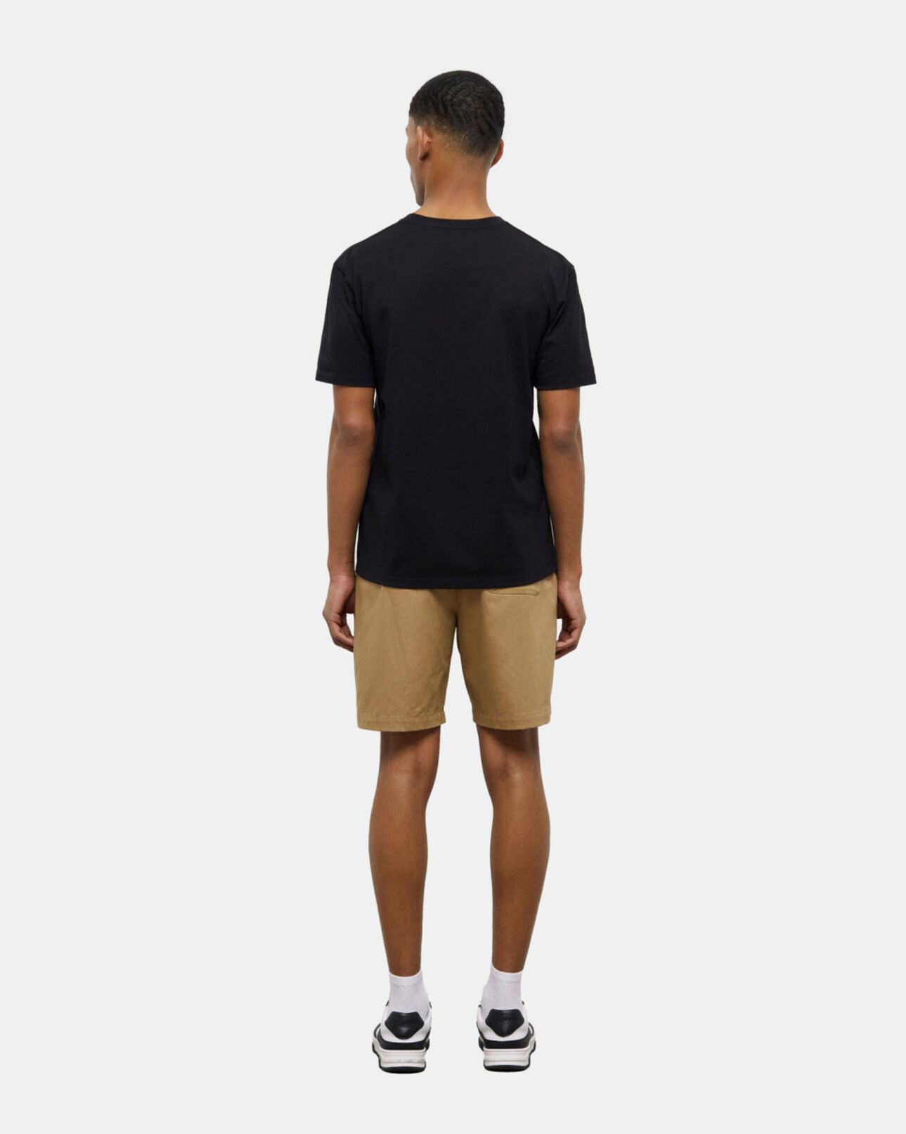 The Kooples HOMME BLACK t-shirt homme noir avec broderie