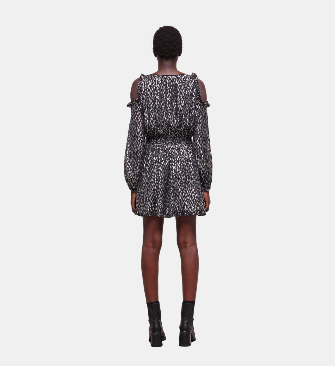 The Kooples leopard print short dress an absolute essential this season Discover our selection of women s ready to wear on the website and in store