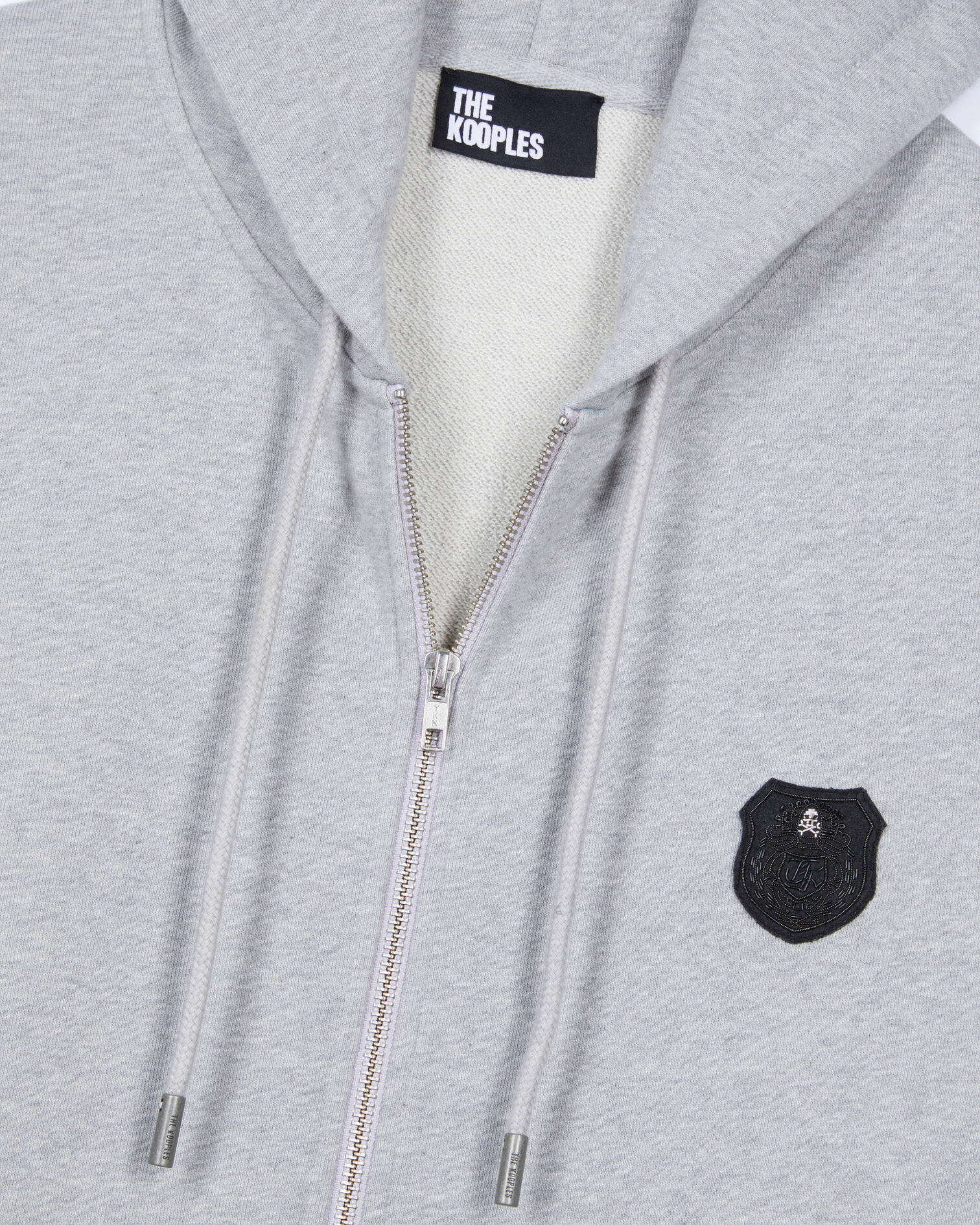 Grey Blazon hoodie, GREY MELANGE, hi-res image number null