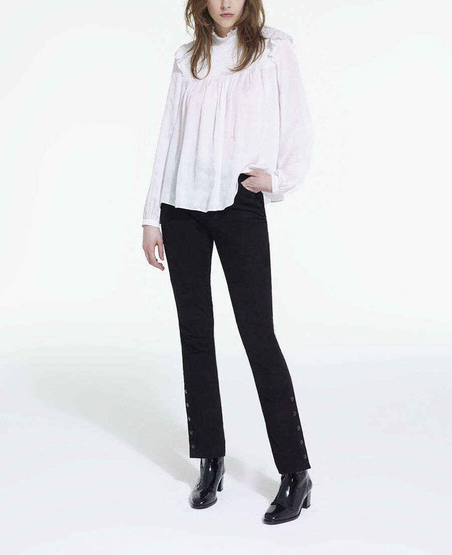 The Kooples FEMME WHITE top blanc
