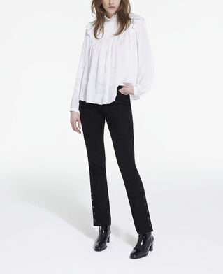 The Kooples FEMME WHITE top blanc