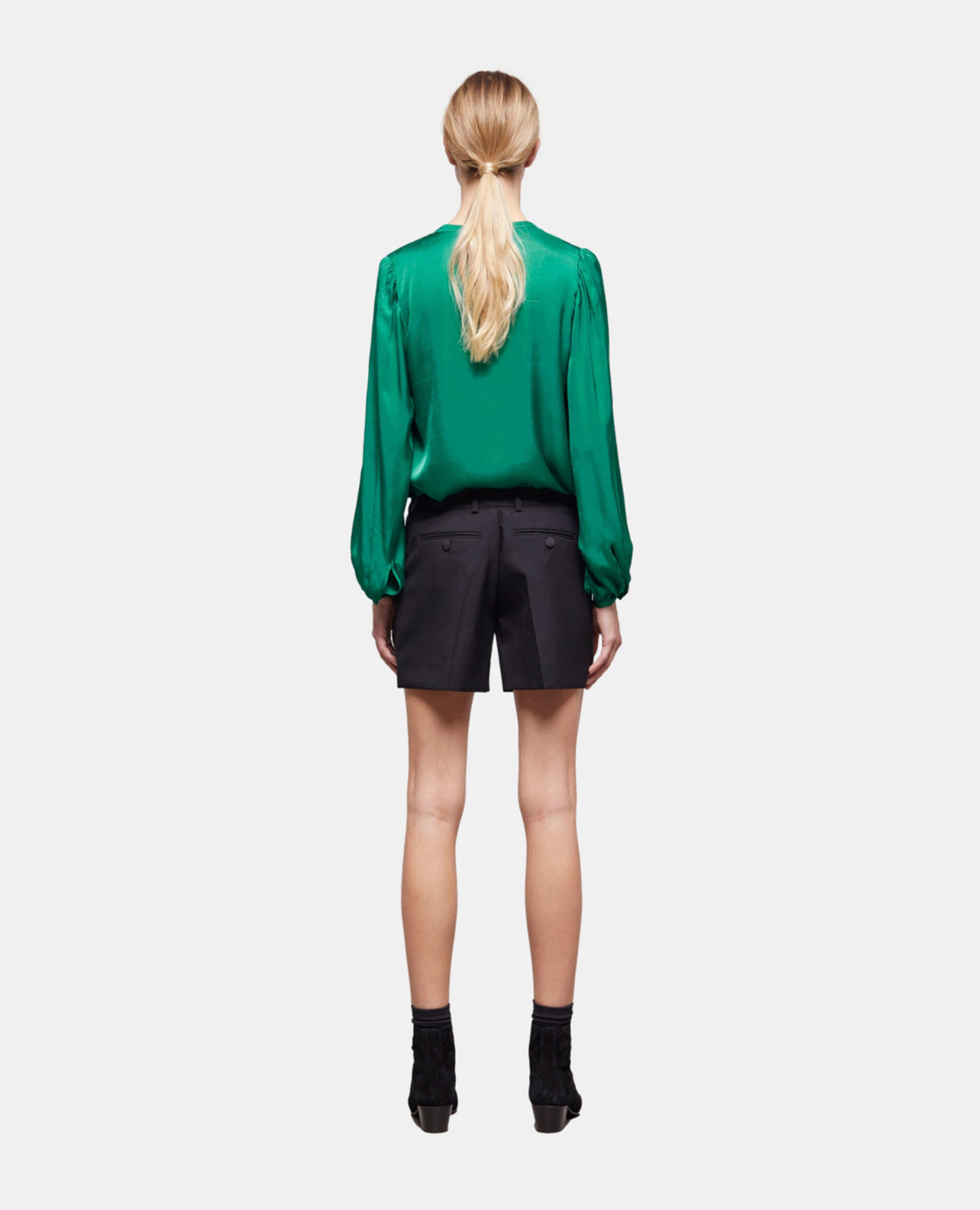 Short en laine noir, BLACK, hi-res image number null