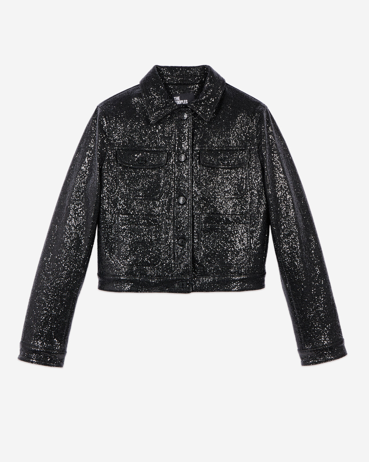 The Kooples FEMME BLACK veste courte noire