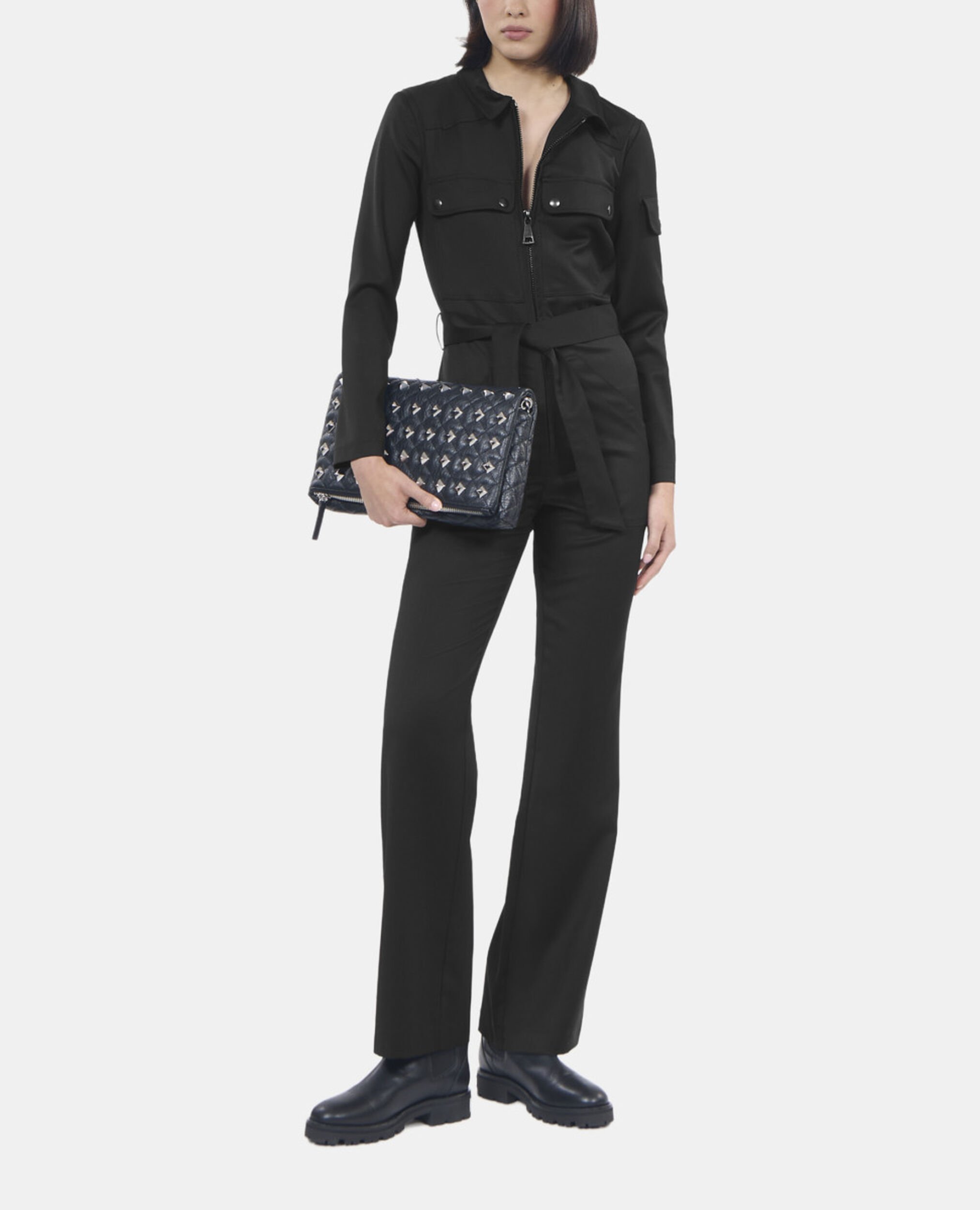 Combinaison The Kooples x Carolina Ritzler noire en laine , BLACK, hi-res image number null