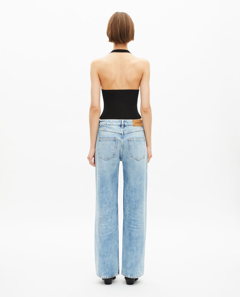 The Kooples FEMME BLACK top en maille noir