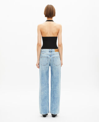 The Kooples F BLACK black mesh top