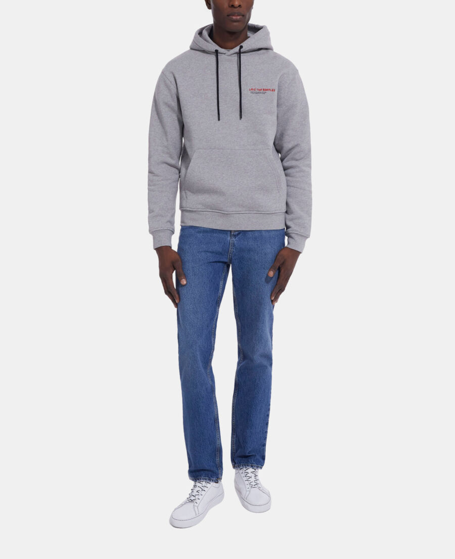 sweatshirt i love kooples gris