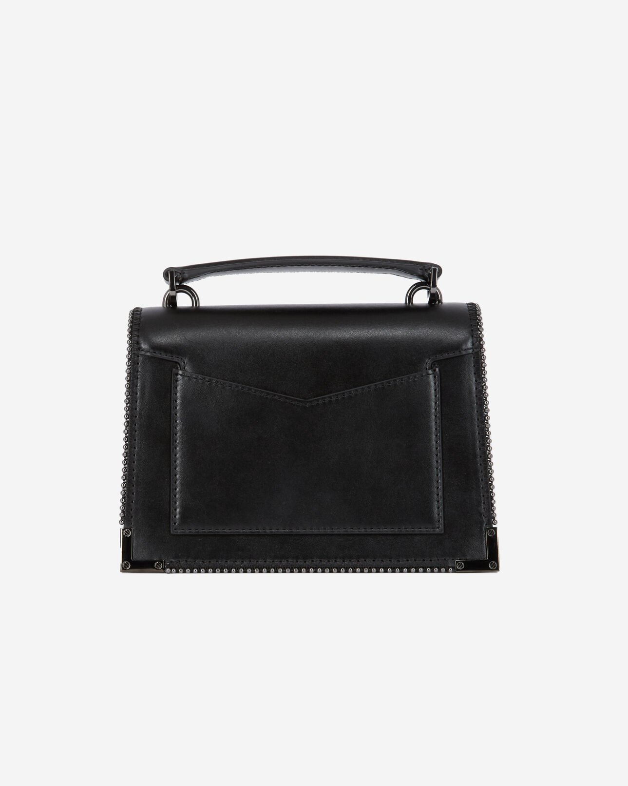 The Kooples WOMEN BLACK small emily bag in black leather